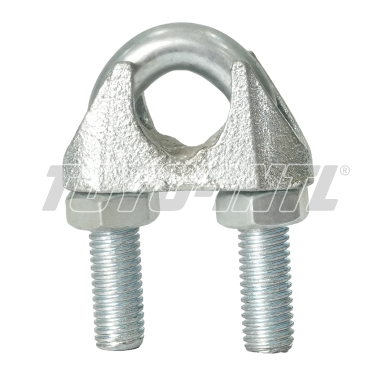 toyo-intl-din741-galvanized-malleable-wire-rope-clip-image-1